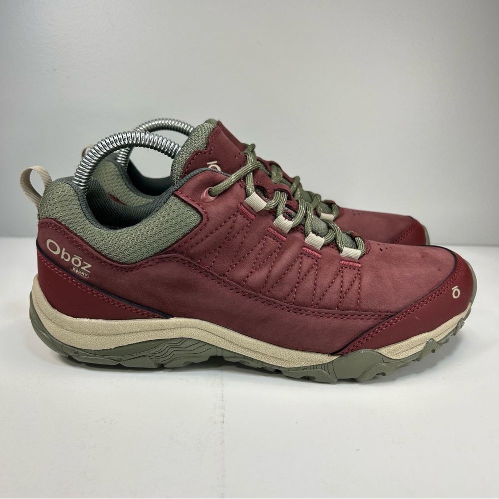 Oboz Ousel Low B-Dry Leather Trail Hiking Women’s Size 8 Boot Shoe Arch Support